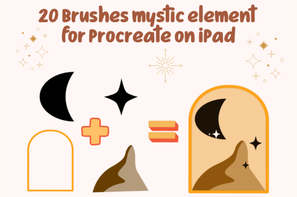 20 Mystic Element Brushes Procreate