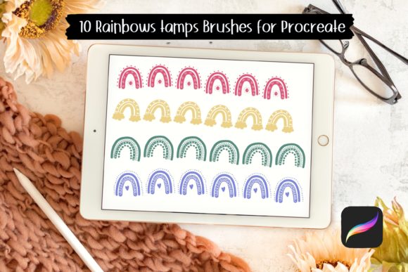 Accelerating Digital Creativity: How 10 Rainbows Stamps Brushes for Procreate Transform Modern Design Workflows
