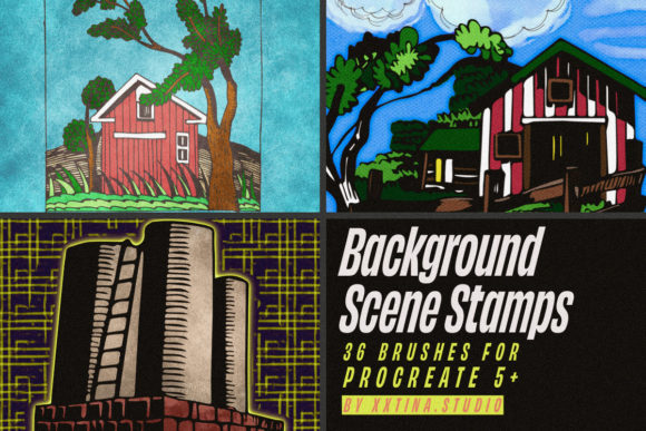 Accelerating Digital Workflow: The Strategic Value of 36 Background Scene Stamp Brushes for Modern Creators