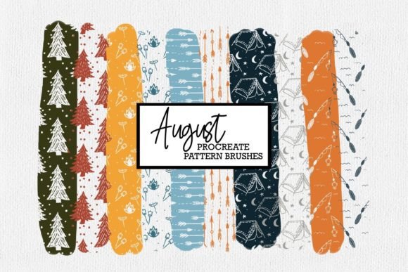 Camping Procreate Pattern Brushes Augu: Bringing the Outdoors to Your Digital Canvas