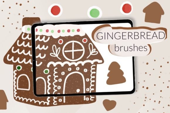 Create 3D Gingerbread Art in Procreate