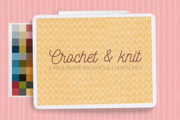 Crochet Brushes and Knitted Backgrounds: Elevating Digital Texture in Procreate