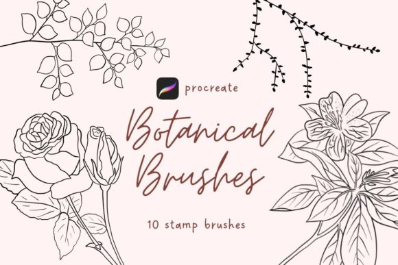 Enhancing Digital Art with Procreate Stamp Brushes: A Guide to Botanical Design