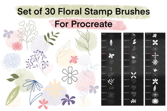Floral Brushes for Procreate: Elevating Digital Design with Hand-Drawn Precision