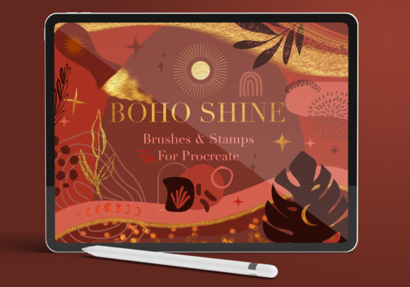 Mastering the Boho Aesthetic: How Boho Shine - Procreate Brushes Stamps Elevates Digital Design