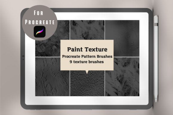 Paint Texture Procreate Pattern Brushes