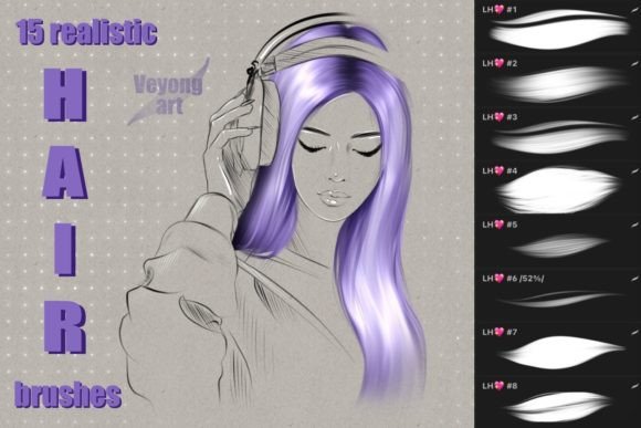 Refining Digital Realism: The Strategic Value of Specialized Hair Brushes for Procreate