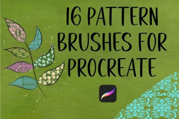 Transforming Digital Art with 16 Pattern Brushes for Procreate